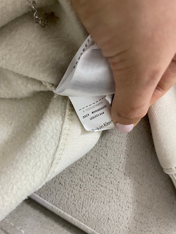 Calvin Klein Baskılı Bej Sweatshirt - Görsel 4