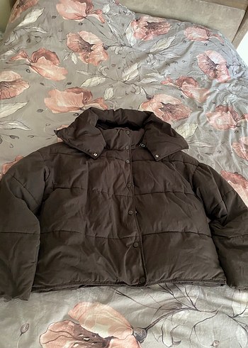 Colins Düğmeli Kahverengi Midi Kışlık Kadın Mont - Görsel 2