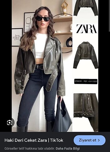 Zara Zara deri ceket