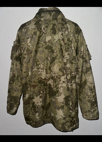 Erkek Gri Kamuflaj Fermuarlı Mont - Görsel 4