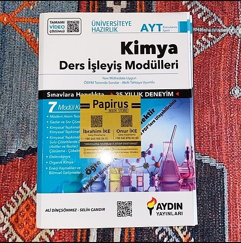 Aydın Yayınları AYT Kimya Ders Kitabı