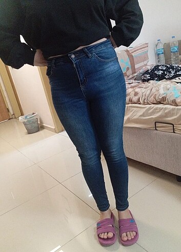 m Beden Dar paça jeans
