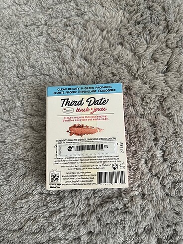 The Balm The balm third date allık