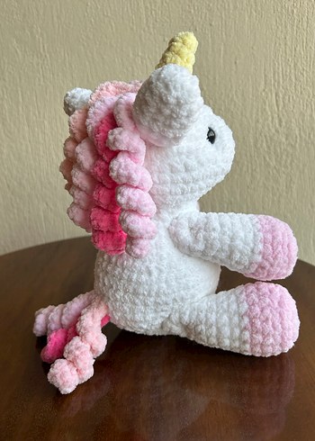 Beden Pembe Pastel Unicorn Peluş Oyuncak