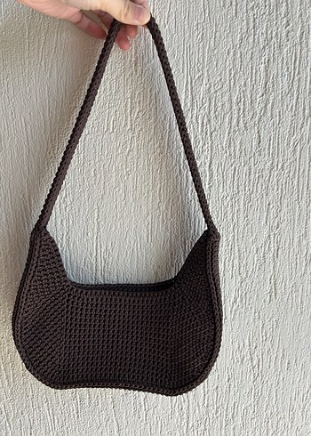 Zara Kahverengi makrome Kadın Çanta