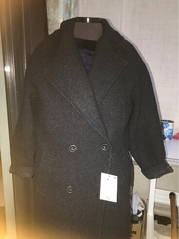 Bershka siyah kışlık kaban
