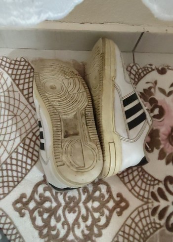 Beyaz Bağcıklı Spor Kadın Sneakers - Görsel 3