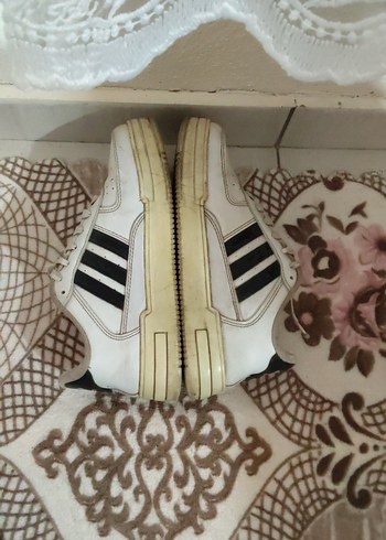 Beyaz Bağcıklı Spor Kadın Sneakers - Görsel 2