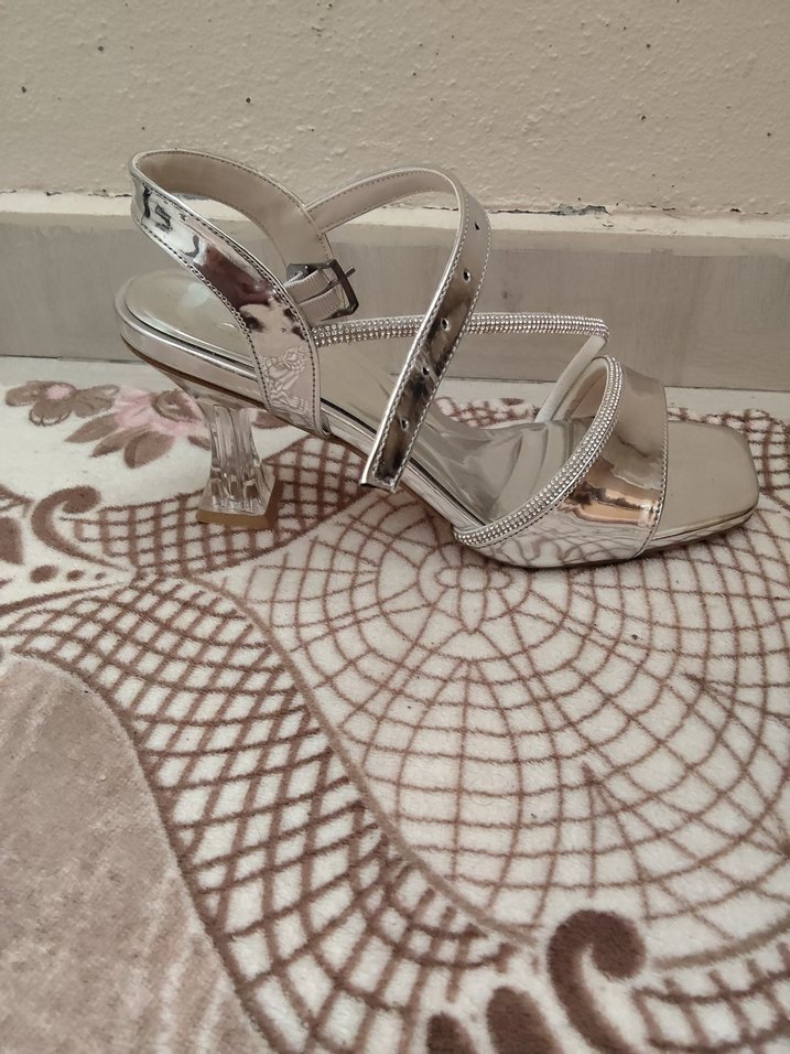 Topuklu Kadın Abiye Ayakkabı - Görsel 2