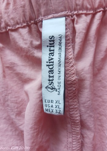 Pembe Paraşüt Kumaş Eşofman altı - Görsel 2