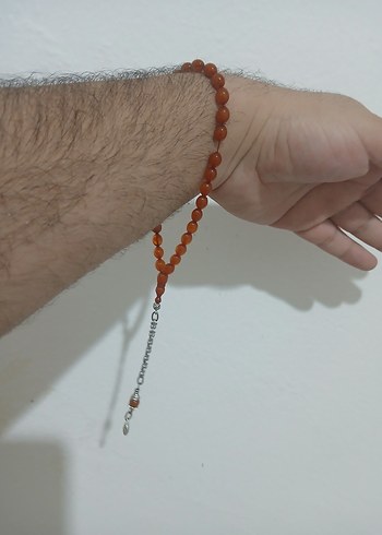 Parlak Turuncu Minimalist Erkek Tesbih