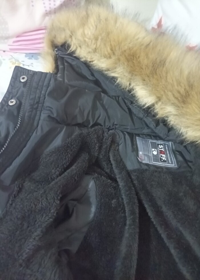 Yağmur Geçirmez Mont - Uzun Boy Şapkalı Cepli Mont - Görsel 2