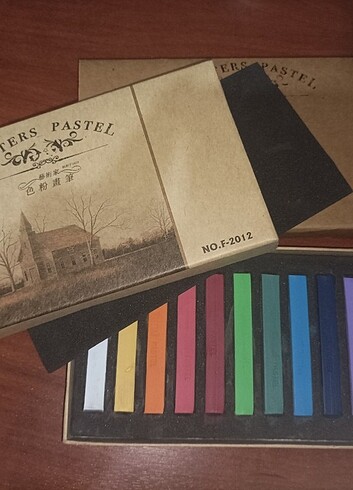 Maries Masters Kuru Pastel - 12 Renk - Görsel 2