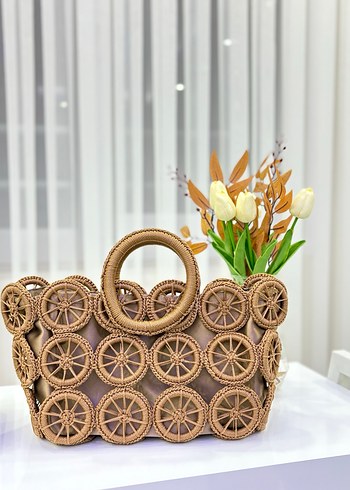 Bohem Örgü Kadın Çanta - Görsel 2