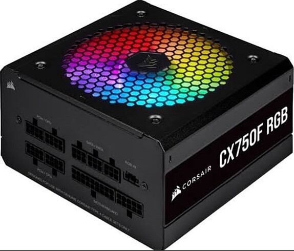 Corsair CX750F 750W RGB Güç Kaynağı - Siyah