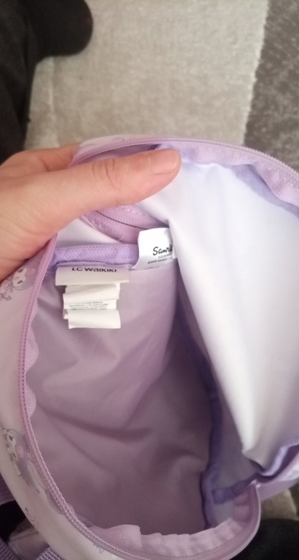 Pastel Mor Çocuk Okul Çantası - Görsel 3