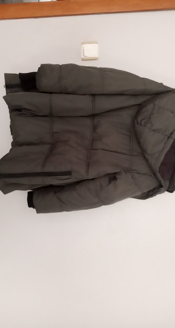 Gri Kemerli Kadın Midi Kışlık Mont - Görsel 4