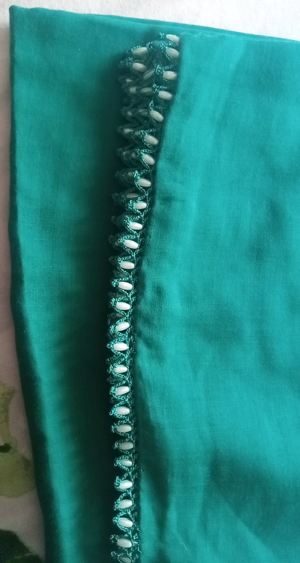 Dantel Detaylı Çok Renkli Kadın Fular - Görsel 2