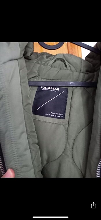 xs Beden yeşil Renk Stradıvarıus mont