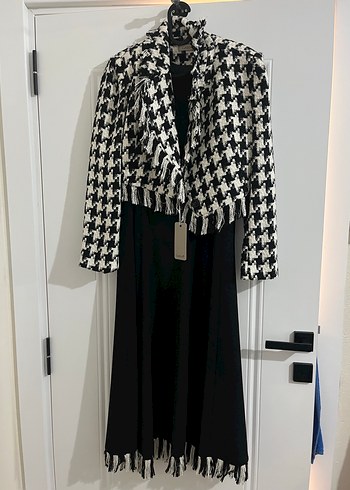 Tüvit crop blazer takım - Görsel 5