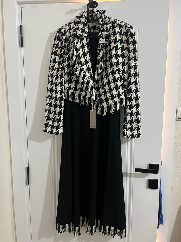 Tüvit crop blazer takım - Görsel 5