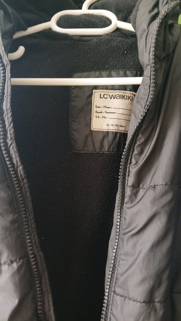 Gri Fermuarlı Çocuk Mont - Görsel 2