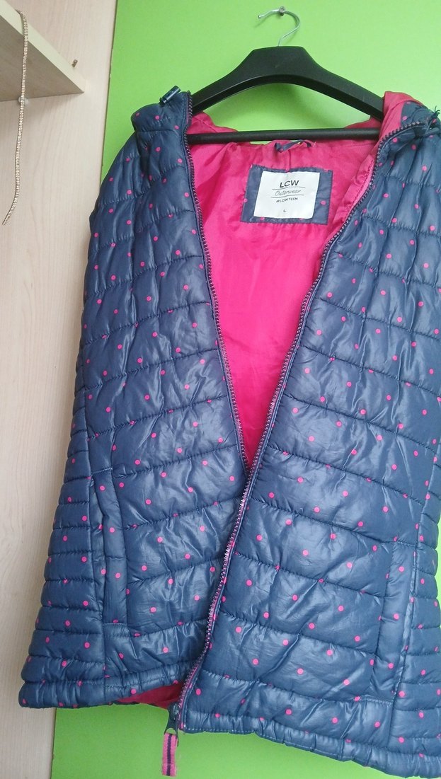 Kız Çocuk Kapitone Fermuarlı Yelek - Görsel 2