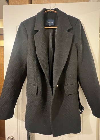 Kemerli Kadın Blazer Kaban - Görsel 3