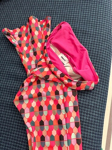 xs Beden pembe Renk Normaillot volanlı tayt