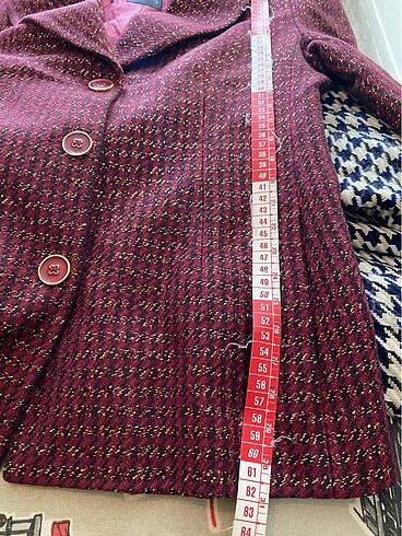 m Beden bordo Renk Roman Simli blazer/ceket