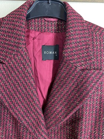 m Beden Roman Simli blazer/ceket