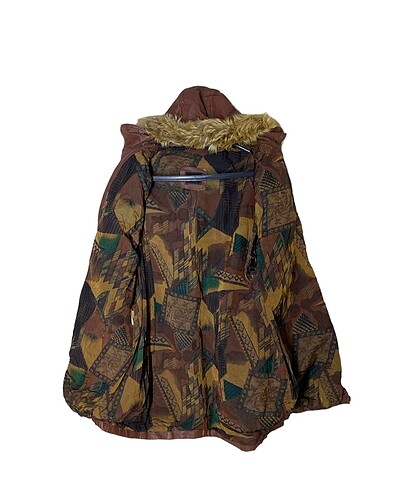 l Beden hakiki deri vintage mont