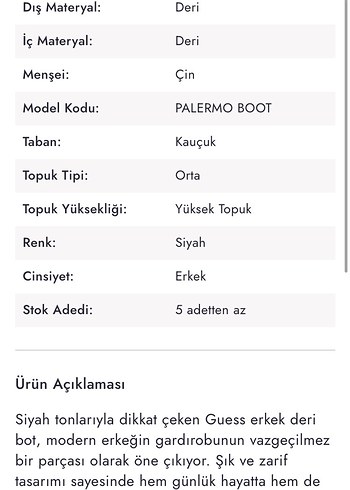 Guess Hakiki Deri Ünisex Postal - - Görsel 9