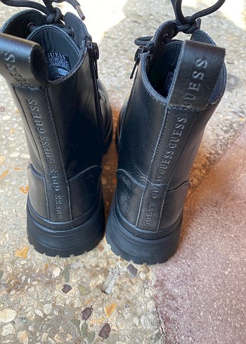 Guess Hakiki Deri Ünisex Postal - - Görsel 7