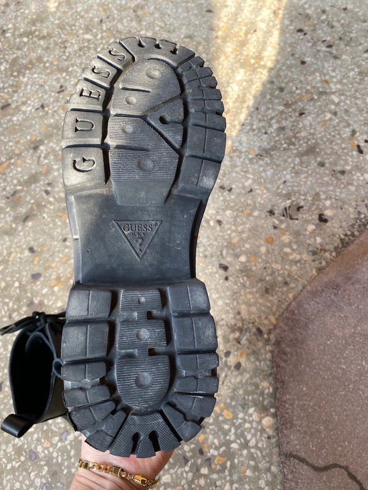 Guess Hakiki Deri Ünisex Postal - - Görsel 5