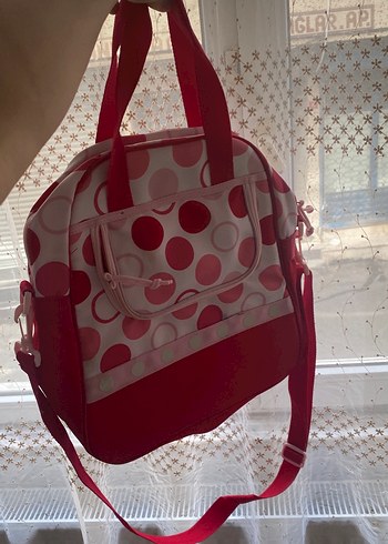  Beden Renk Pembe Noktalı Çocuk Okul Çantası