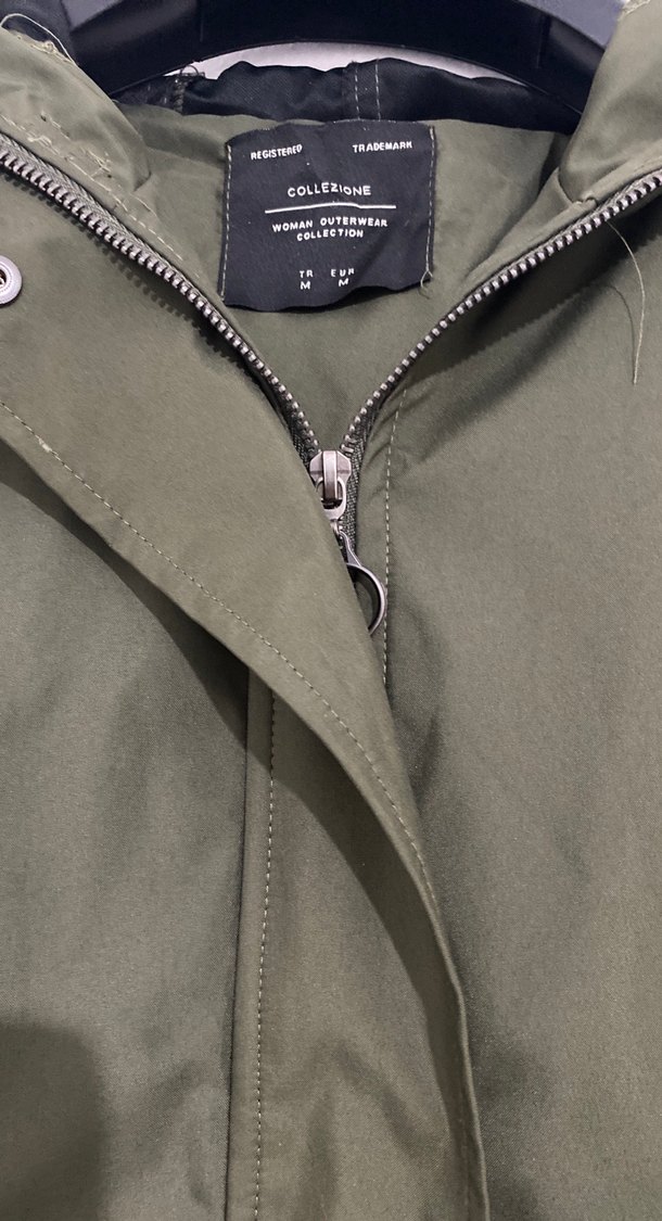 Haki Kadın  yagmurluk - Görsel 3