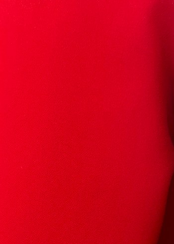 Düğmeli Kırmızı Midi  blazer ( marka temsili ) - Görsel 6