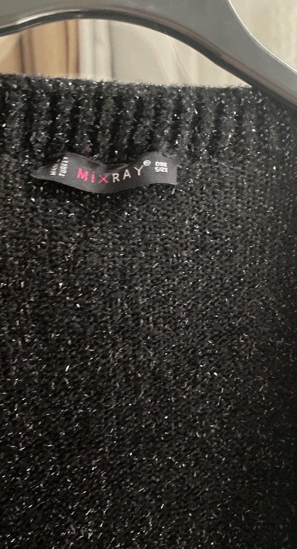 Siyah Örgü Kadın Midi Hırka( marka temisil) - Görsel 3