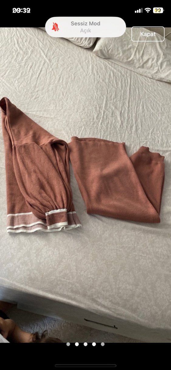 Şooookkk fiyataKahverengi Triko Uzun Kollu Kadın Kazak - Görsel 2