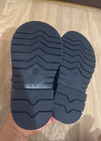 Kızlar İçin Mavi Simli Nakışlı Bot - Görsel 2