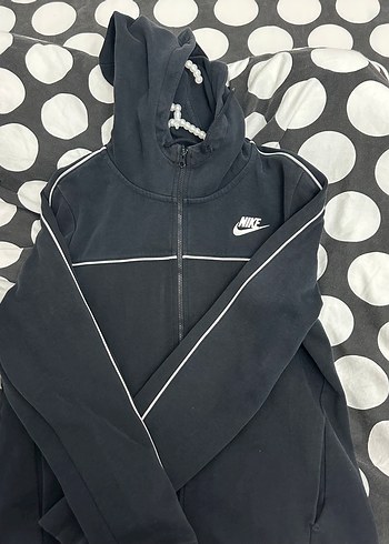 Nike Siyah Fermuarlı Erkek Sweatshirt - Görsel 2