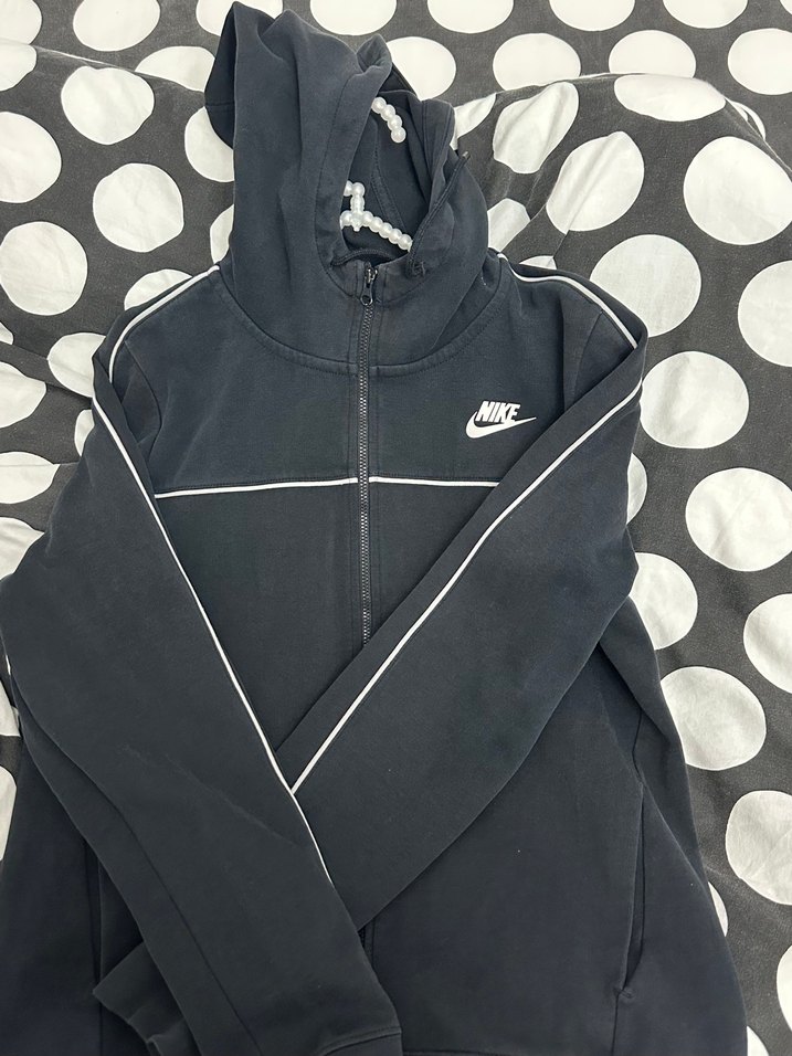 Nike Siyah Fermuarlı Erkek Sweatshirt - Görsel 3