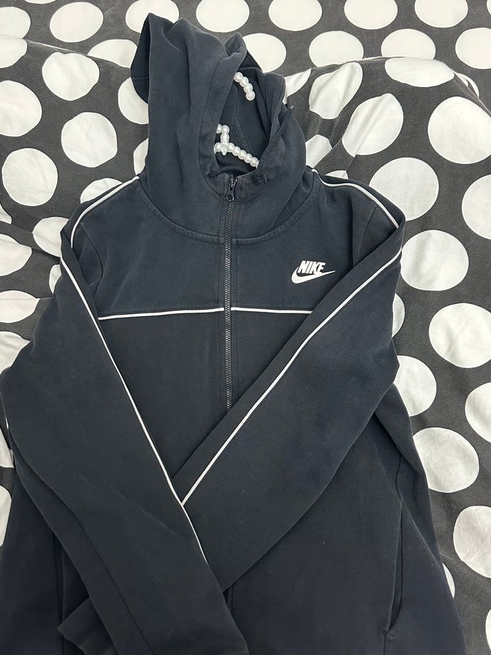 Nike Siyah Fermuarlı Erkek Sweatshirt - Görsel 2