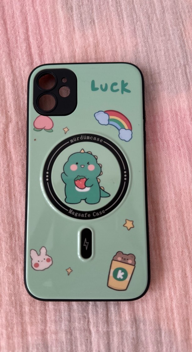 Pastel Yeşil Parlak Pop Kültür Telefon Kılıfı iPhone 11 - Görsel 2