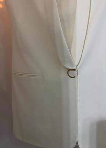 Beyaz Kadın Yelek - Görsel 4