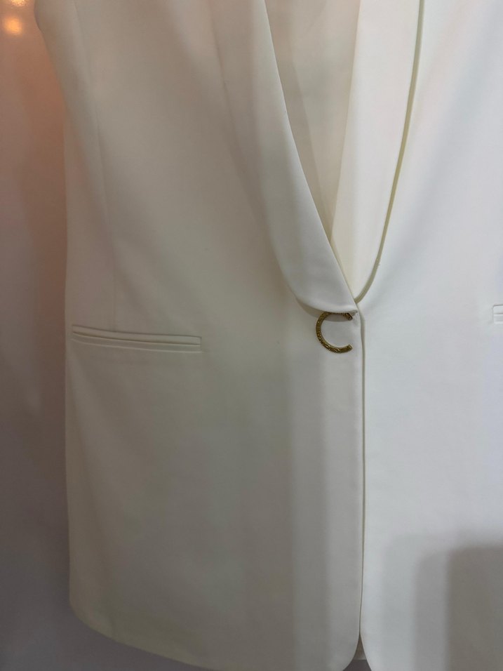 Beyaz  Kadın Yelek - Görsel 4