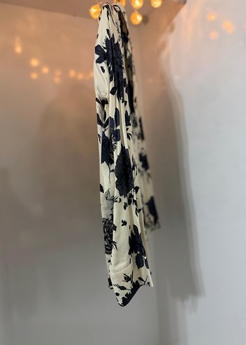 Bohem Uzun Kollu V Yakalı Kadın Gömlek - Görsel 6