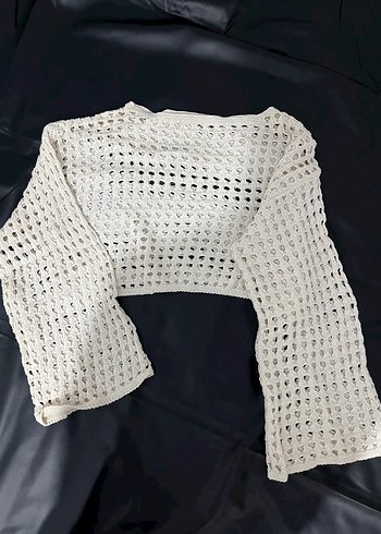 Trendyol & Milla Kadın Beyaz Örgü Salaş Midi Kazak