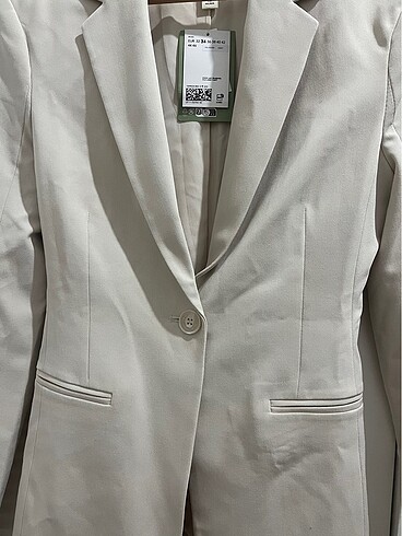 H&M Beli Daralan Gabardin Blazer